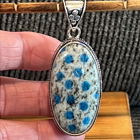 #498 K2 Handcrafted Pendant In An Antique Setting NWOT - Picture 14 of 16